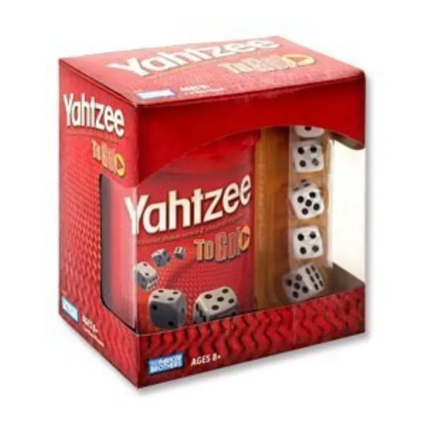 Yahtzee To Go! Shake Score Dice Game (Parker Brothers 2005) NEW!