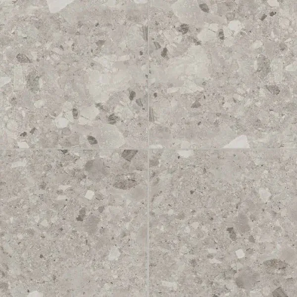 Bedrosians Frammenta 24" x 24" Floor & Wall Tile, Light Grey (4-Pack, 15.72 sf)