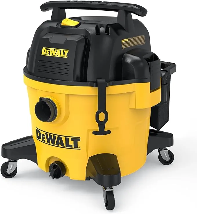 DeWalt STEALTHSONIC - Aspiradora de polietileno ultra silenciosa de 9 galones para húmedo/seco, DXV09P-QTA, aspiradora de reducción de ruido para