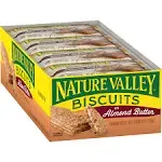 Nature Valley Biscuits, Almond Butter, 1.35 oz Pouch, 16/Box