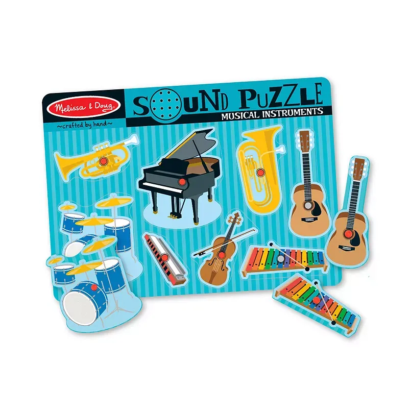 Melissa & Doug Musical Instruments Sound Puzzle