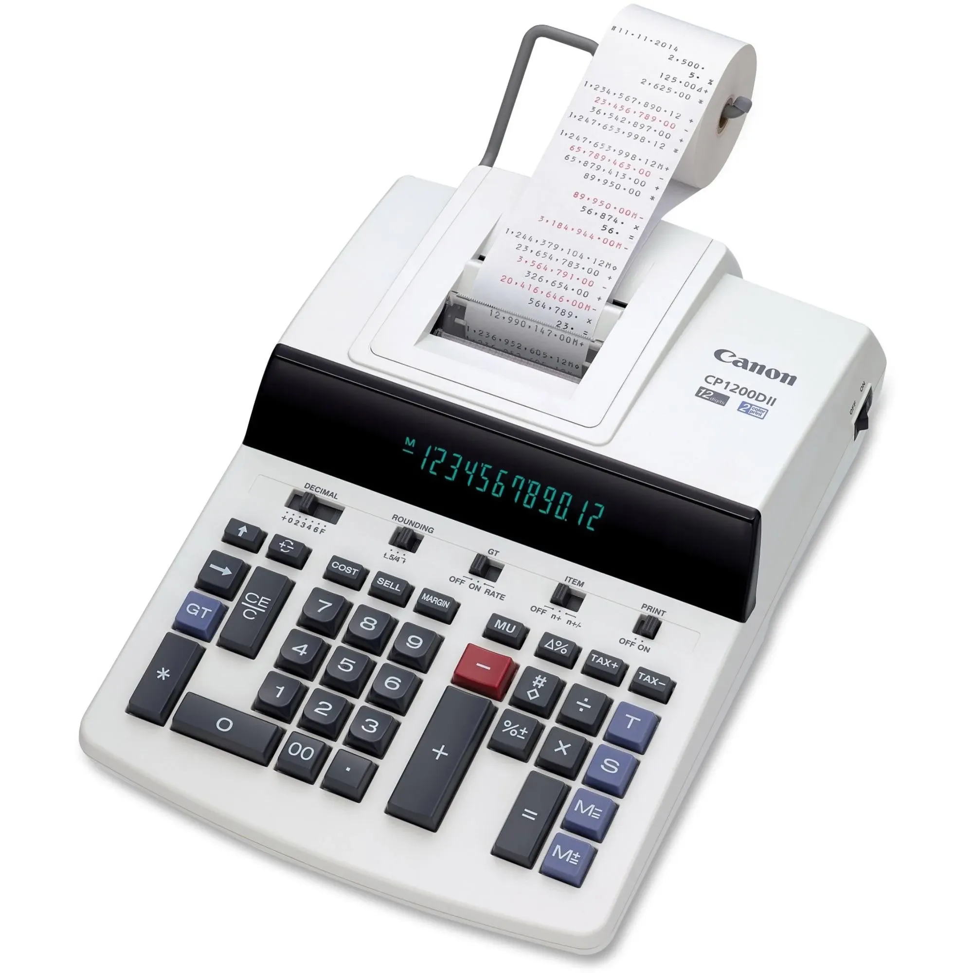 Canon CP1200DII Commercial Desktop Printing Calculator