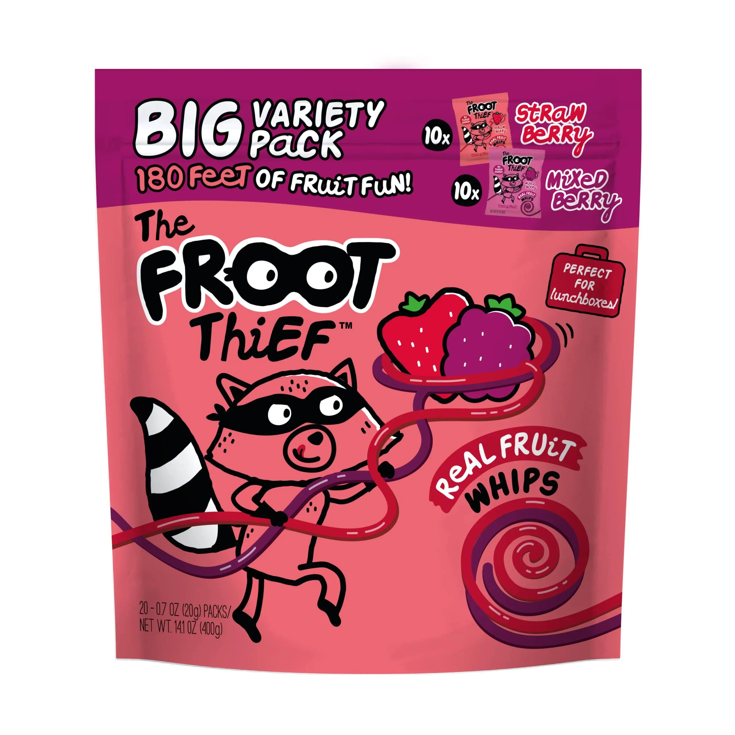 The Froot Thief Real Fruit Whips 20ct 1.06 lbs