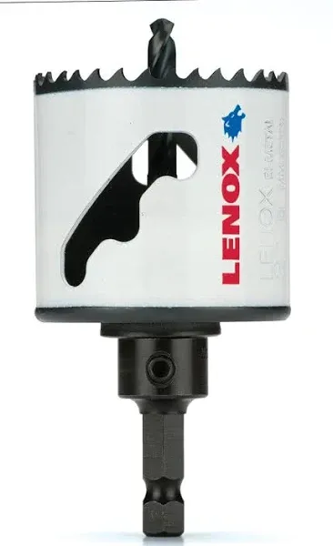 LENOX Tools Bi-Metal Speed Slot Arbored Hole Saw with T3 Technology 2&#034;