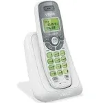 VTech CS6114 DECT 6.0 Cordless Phone with Caller ID/Call Waiting, White/Grey with 1 Handset, 3.50 x 3.50 x 7.00 Inches