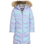 Lands' End Girls Winter Fleece Lined Down Alternative ThermoPlume Coat