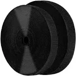 1 Inch x 82 Feet Black Self Adhesive Hook and Loop Tape Sticky Back Roll, Nylon Heavy Duty Loop Strips with Adhesive, Multi-Function Hook Loop Tape for Crafting & Wall Hanging - Black