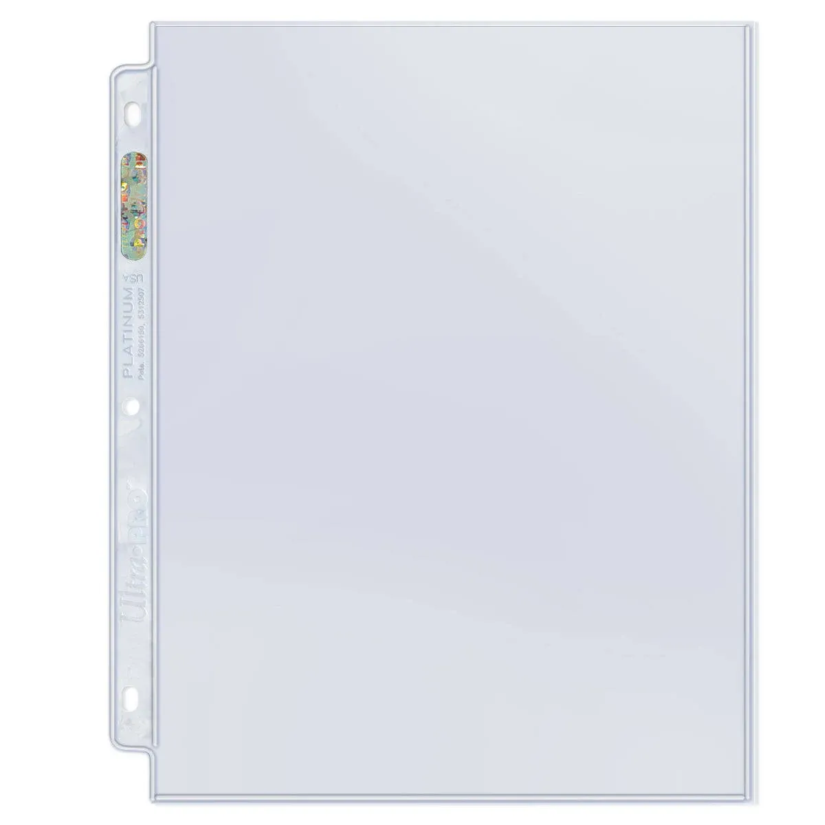 Pocket Platinum Page with 8-1/2&#034; X 11&#034; Pocket 100 Ct.