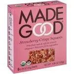 Madegood Strawberry Crispy Squares