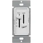 Enerlites 3 Speed Ceiling Fan Control and LED Dimmer Light Switch