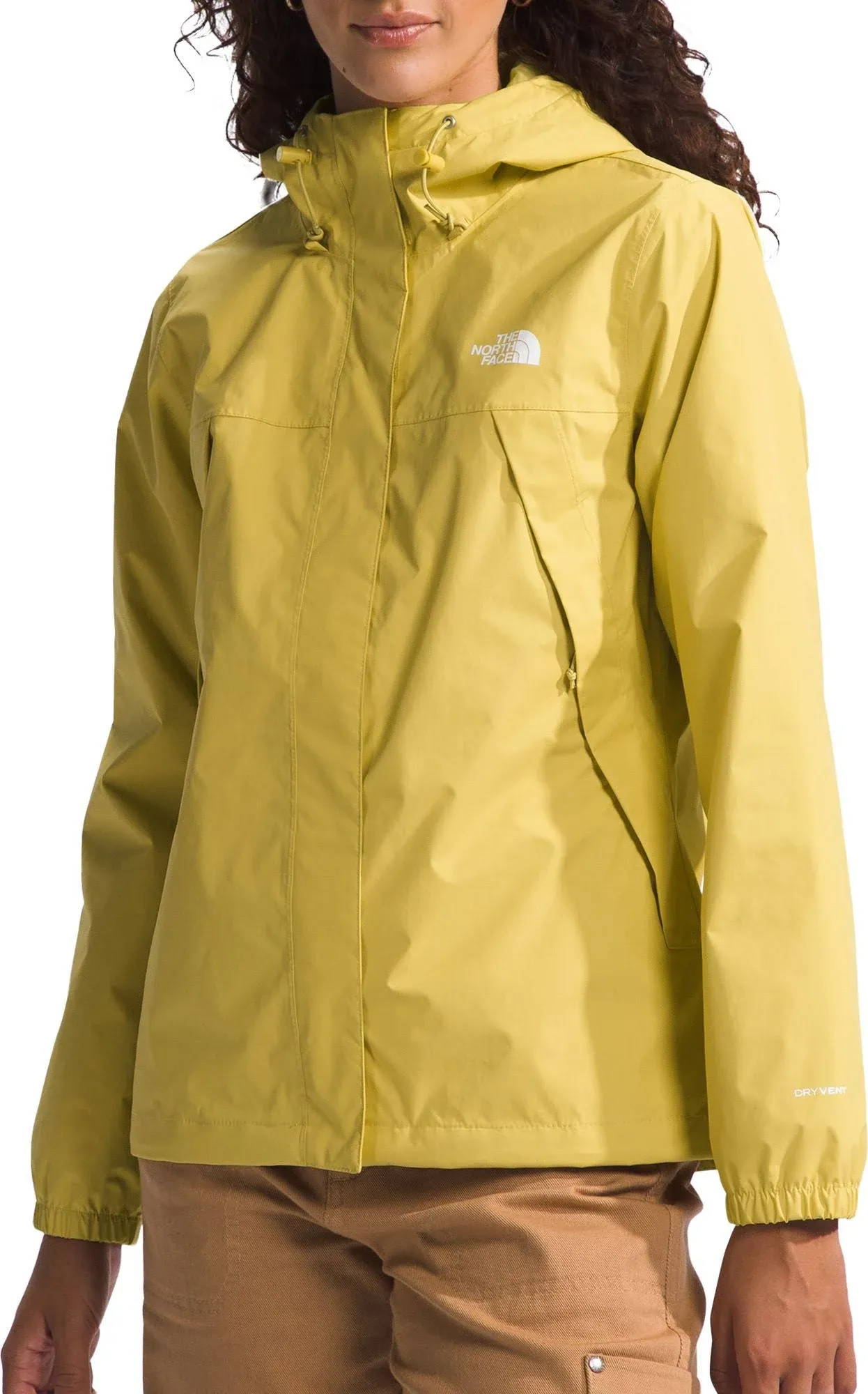 The North Face Women's Antora Jacket, Medium, Yellow Silt