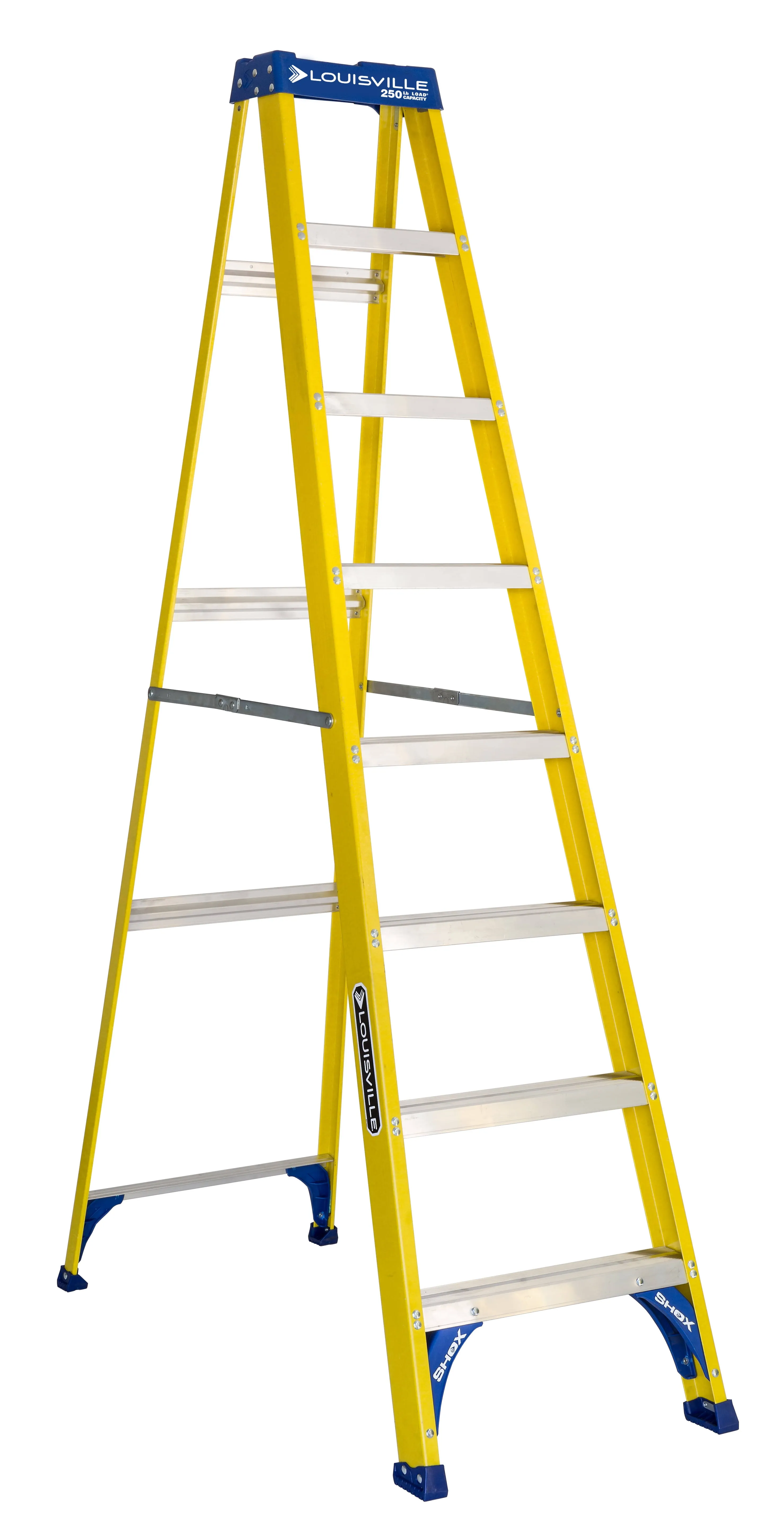 Louisville 8' Fiberglass Step Ladder - 250 lb Cap. - FS2008