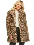 Leopard Faux Fur Le Mink Jacket M - M Leopard by Fabulous Furs