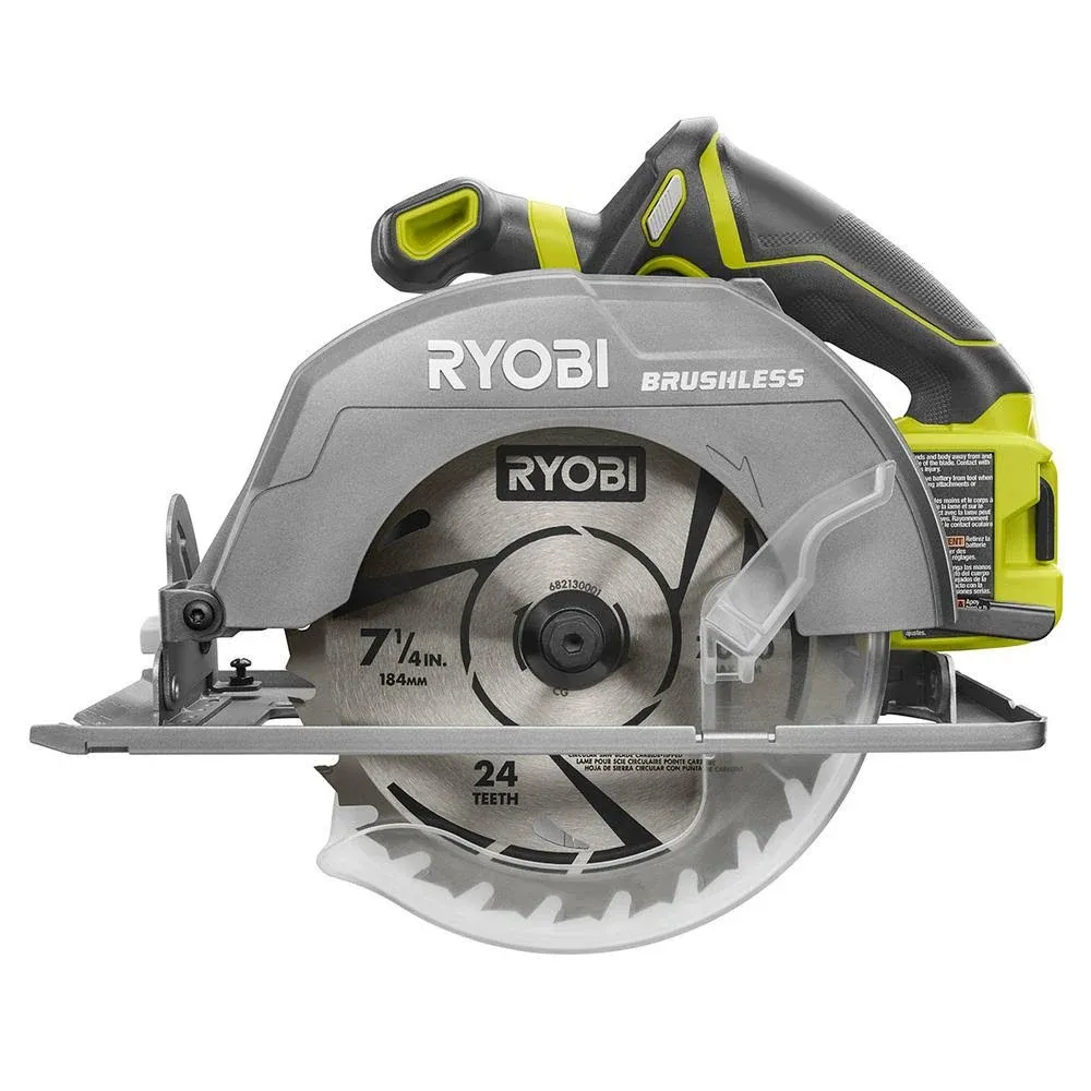 Ryobi One+ 18V Brushless Cordless 7-1/4 in. Circular Saw (Tool Only)