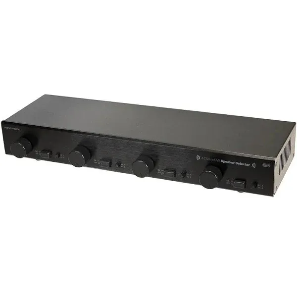 NEW - MONOPRICE 4-Channel A/B Speaker Selector MSV-4 - 100 Watts Per Channel