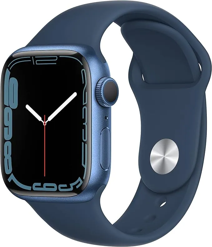 Apple Watch Series 7 GPS, Caja de Aluminio Medianoche de 41 Mm con Correa Deportiva Medianoche - Normal