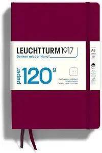 Leuchtturm1917 Edition 120G Notebook - Stone Blue, 5-3/4" x 8-1/4", Ruled