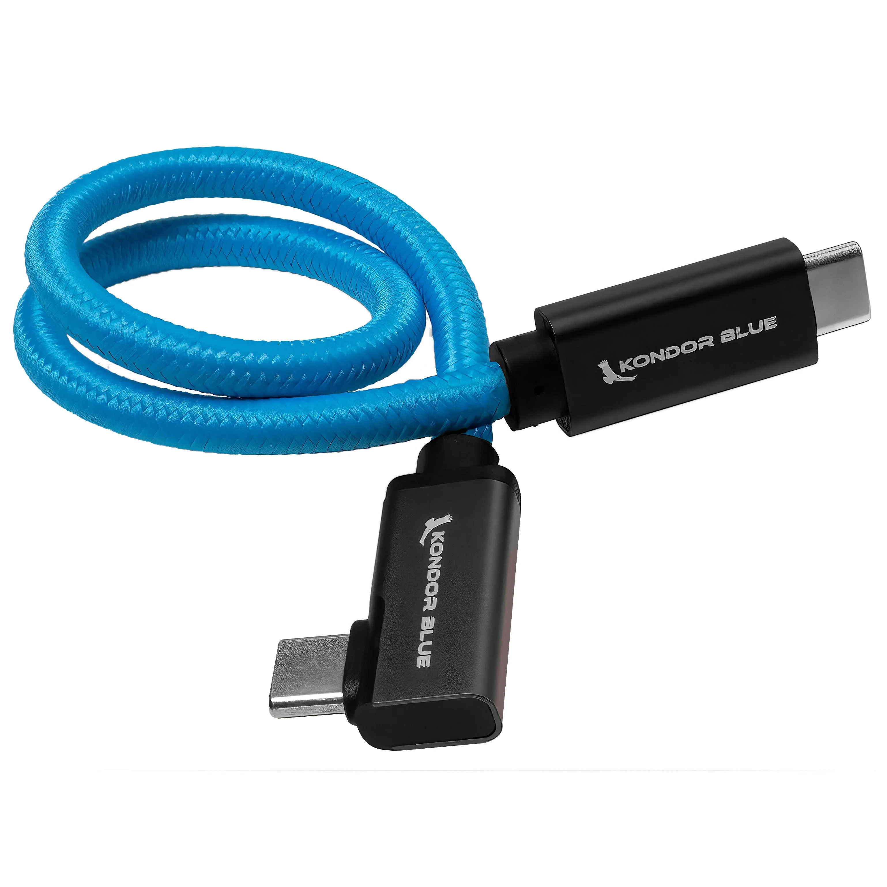 Kondor Blue USB C to USB C Cable For SSD Recording