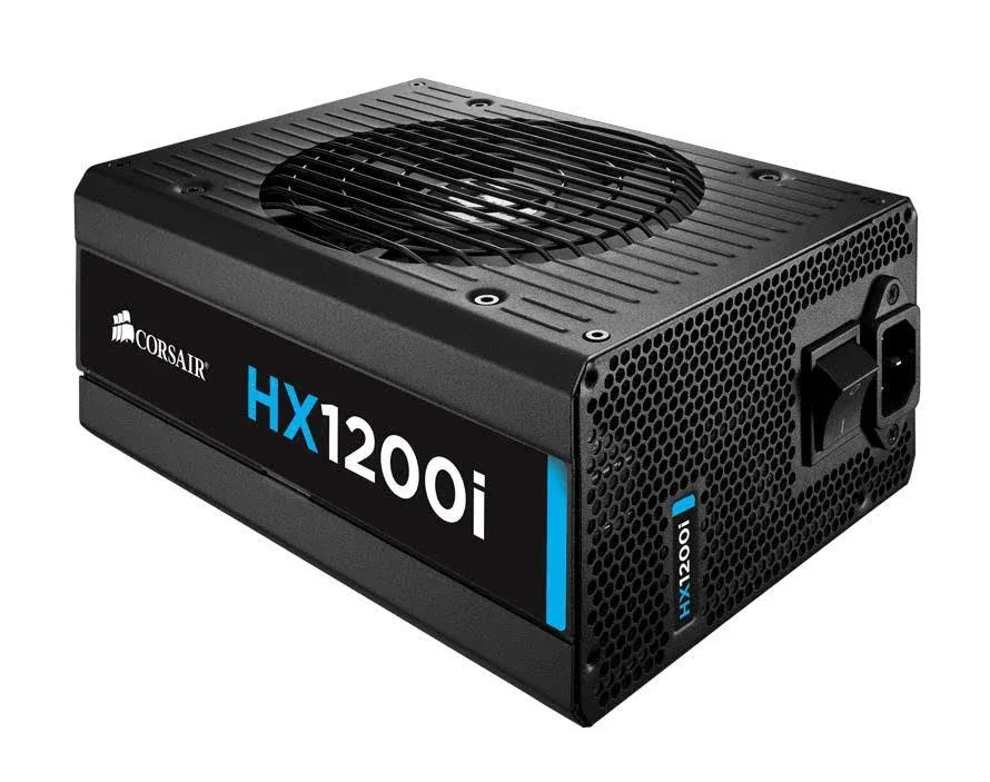 Corsair HXi Series, HX1200i, 1200 Watt, 80+ Platinum Certified, Fully Modular - Digital Power Supply