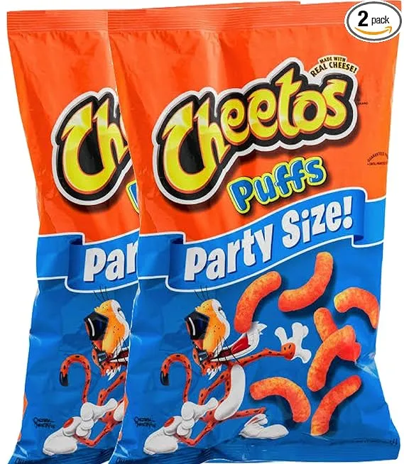 Cheetos Cheese Puffs Party Size 16 oz Bag (2)