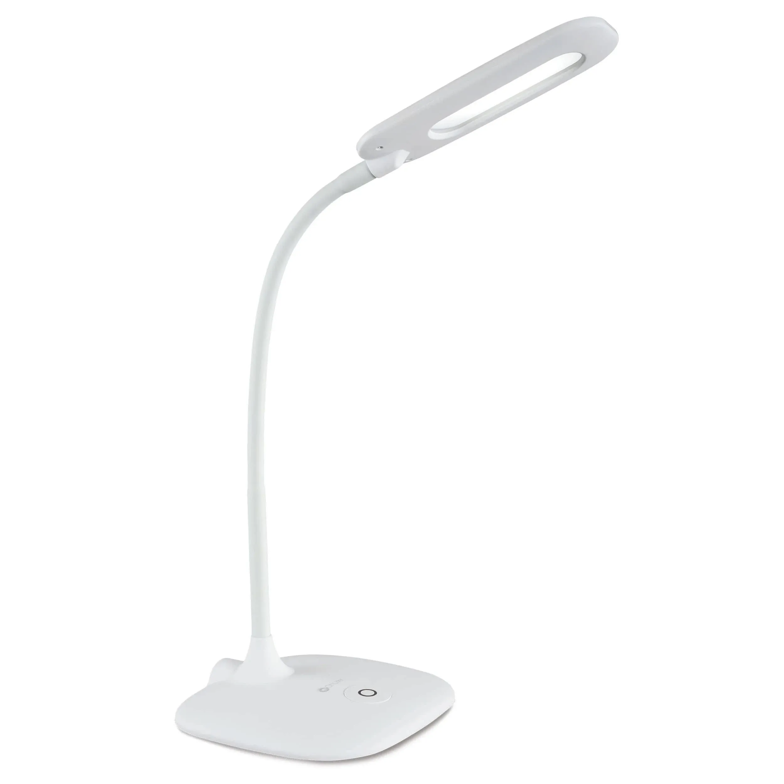 OttLite Flexible Soft Touch LED Desk Lamp, 12", White (CSR3008C-SHPR)