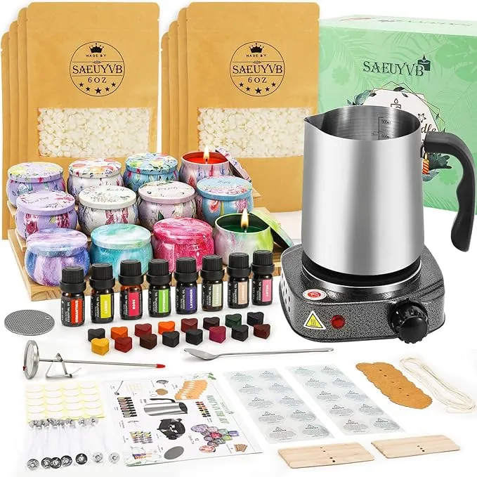 SAEUYVB Complete Candle Making Kit