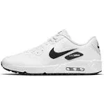 Nike Air Max 90G Spikeless Golf Shoes - White/Black - Size: 8 M