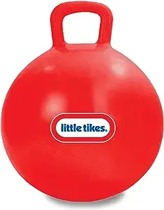 Little Tikes Mega 18 inch Red Space Hopper Bouncing Ball, Children 4+ Years