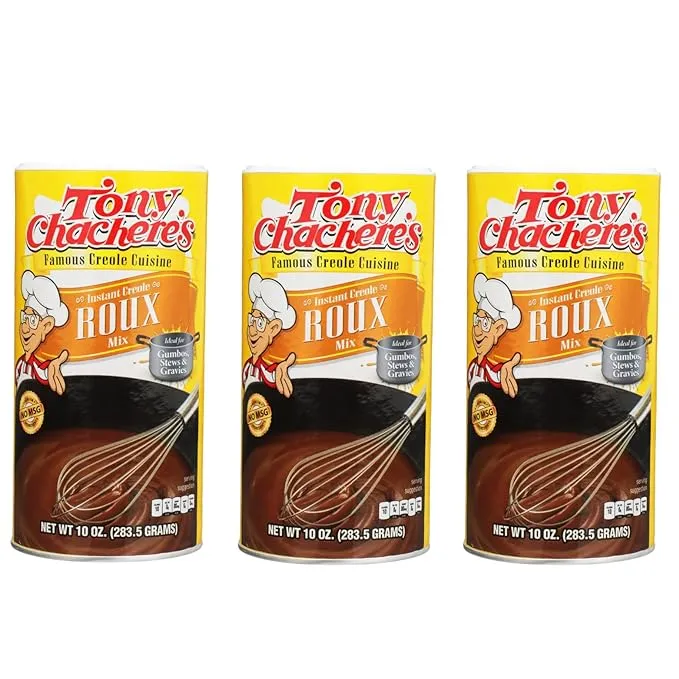 Tony Chachere Instant Gravy Mix, Creole, Roux, 3 Count