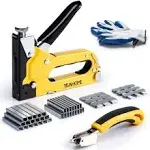 Upholstery 4 in 1 Staple Gun Heavy Duty, with 6000 Staples, Remover, G