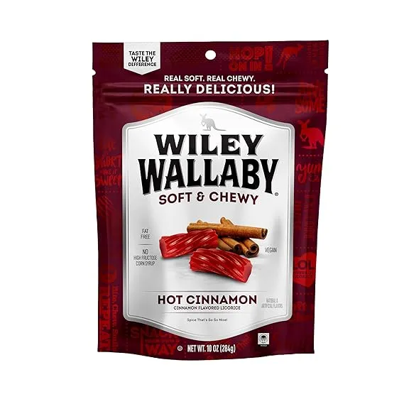 Wiley Wallaby Hot Cinnamon Licorice