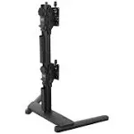 Atdec Freestanding Heavy Duty Dual Vertical Monitor Mount