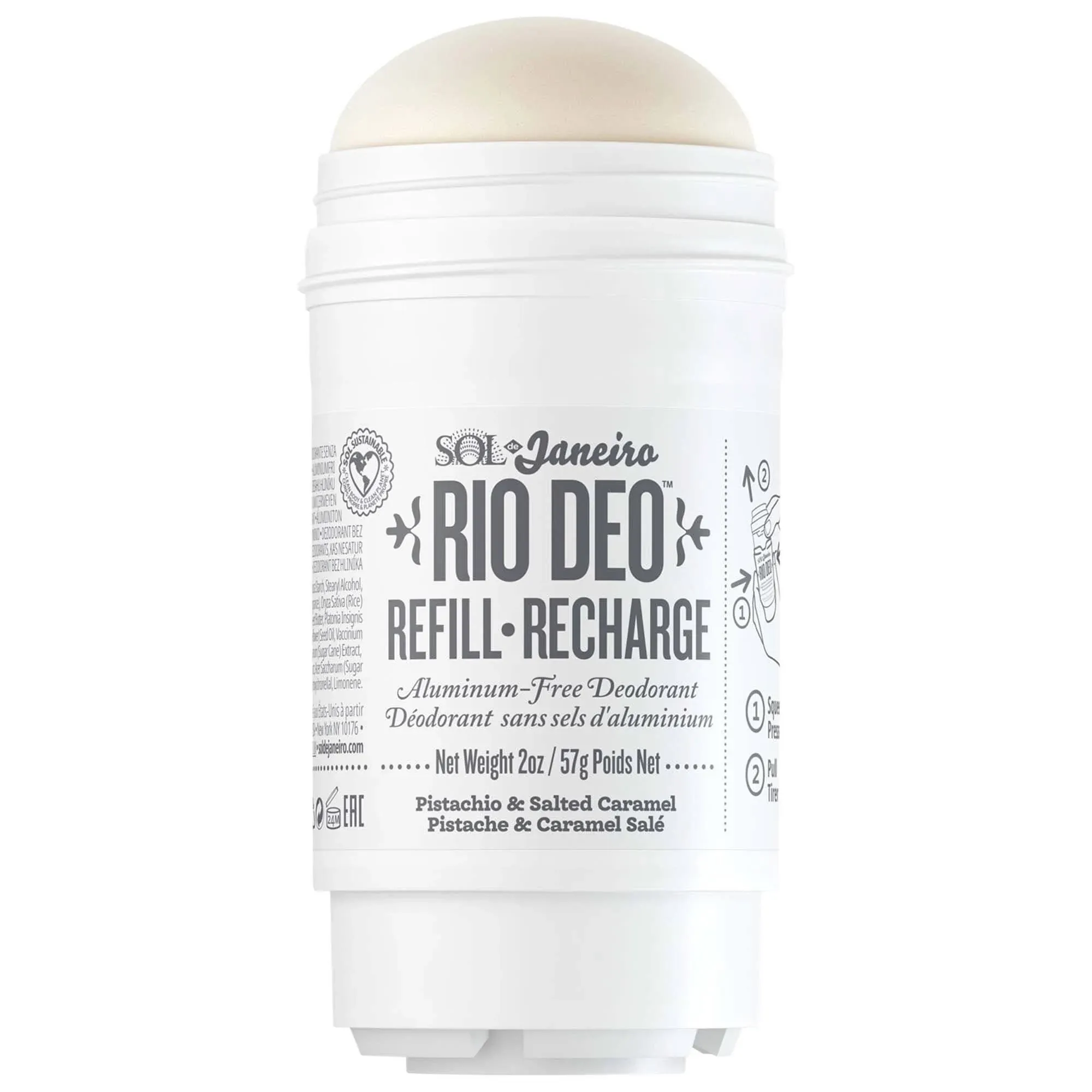 Rio Deo Aluminum-Free Refillable Deodorant Cheirosa '62