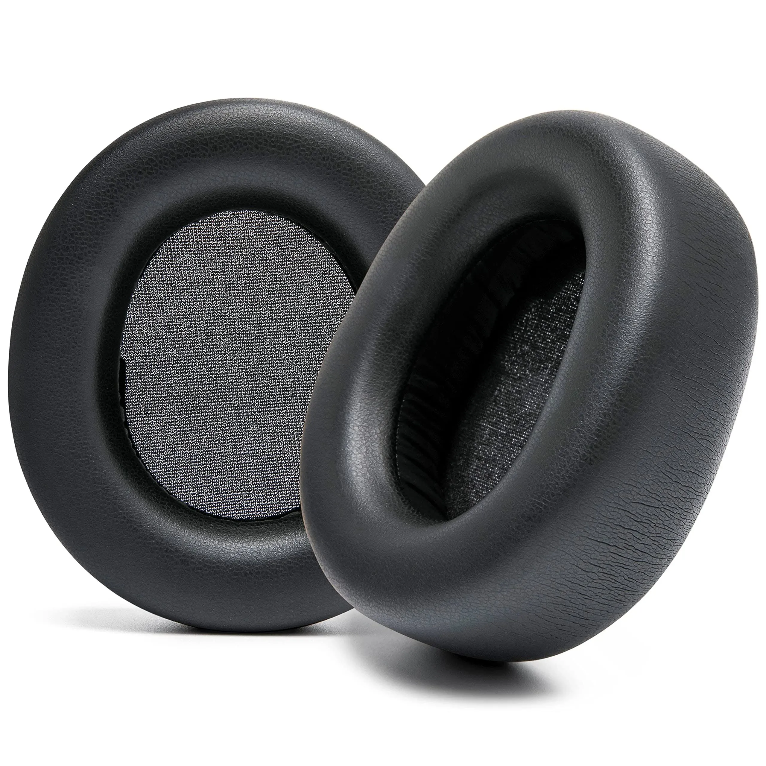 WC Upgraded Replacement Earpads for Steelseries Arctis Nova Pro Wireless Made by Wicked Cushions | Improved Durability, Thickness, Softer Leather, and Sound Isolation | Black