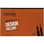 Clearprint 10001416 16 lbs. 11&#034; x 17&#034; Vellum Paper - Trans WHT (50/Pad) New