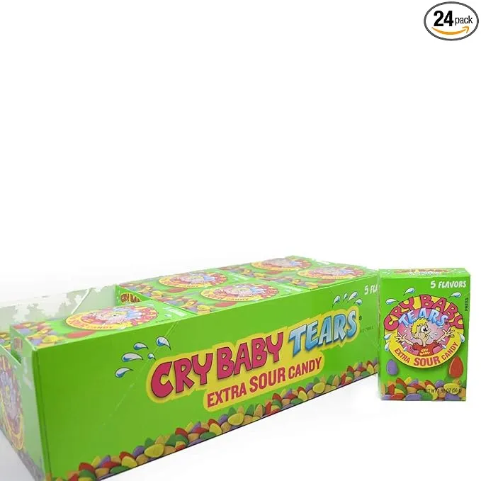 Cry Baby Tears Sour Candy 24 Count