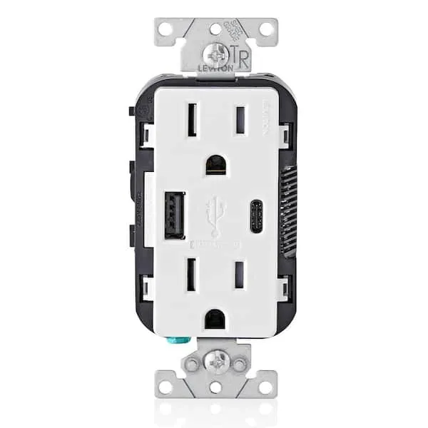 Leviton C Outlet USB T5633