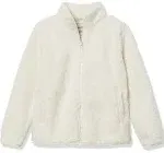 Amazon Essentials Girls and Toddlers' Sherpa Fleece Full-Zip Jacket