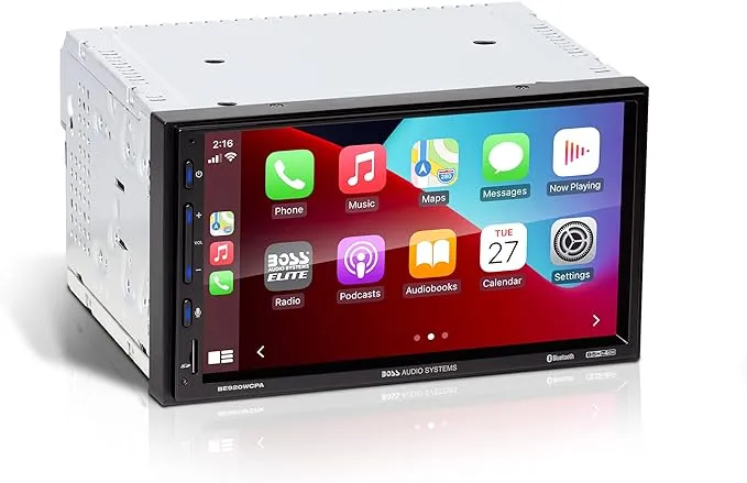 Boss Audio Elite BE920WCPA 7" Wireless Apple CarPlay/Android A. 2-DIN