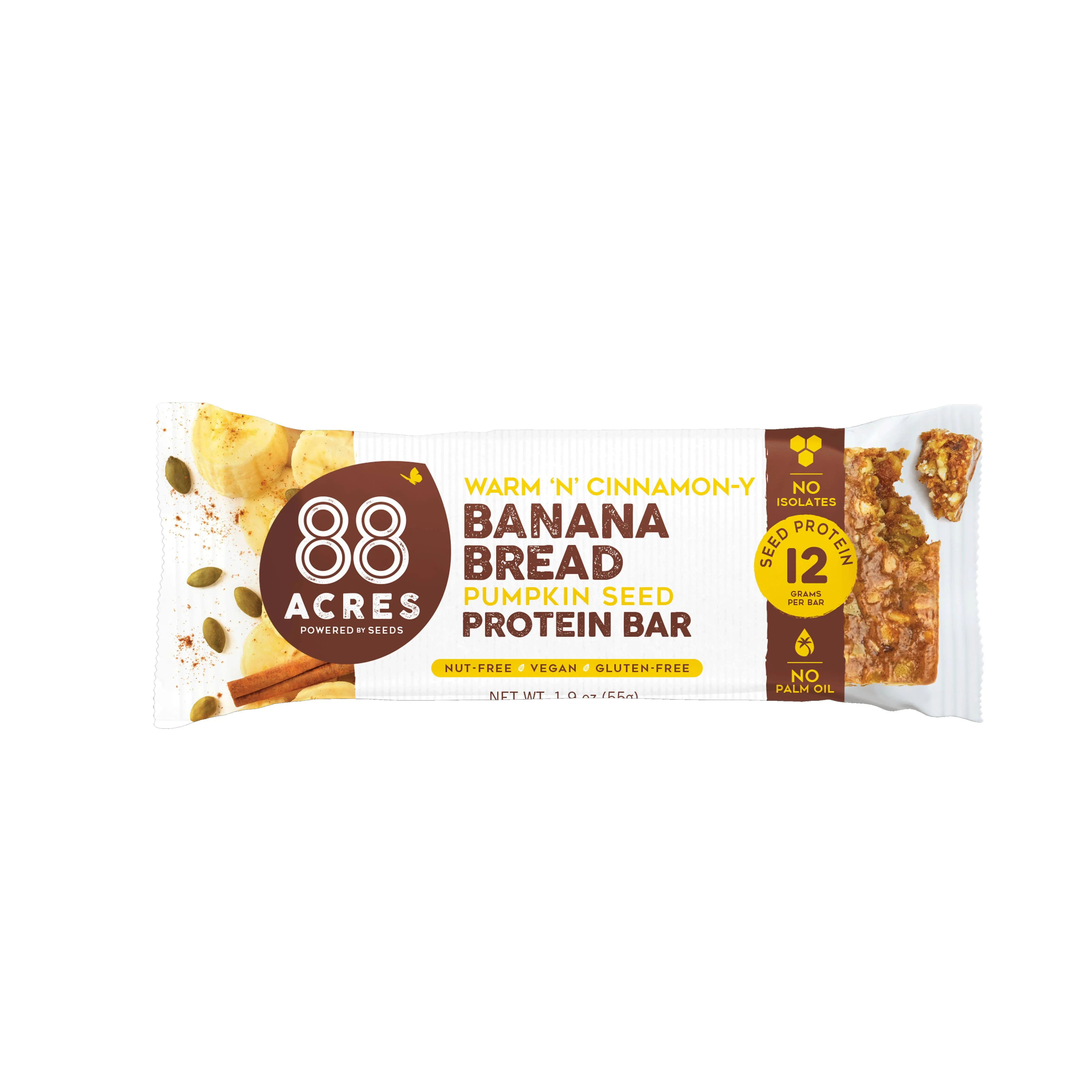 88 Acres, Banana Bread Protein Bar