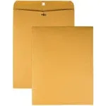 Office Depot Manila Envelopes 12" x 15-1/2" Clasp Closure Brown Kraft (Box