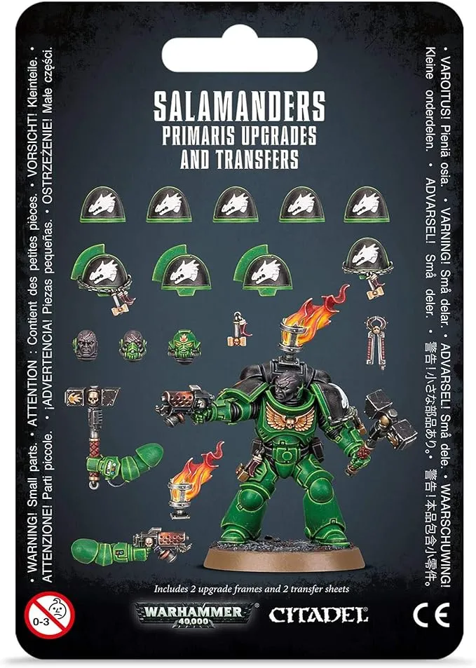 Salamanders Primaris Upgrades and Transfers - Warhammer 40k - Brand New! 55-16C