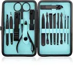 Utopia Care 15 Pieces Manicure Set - Stainless Steel Manicure Nail Clippers ...