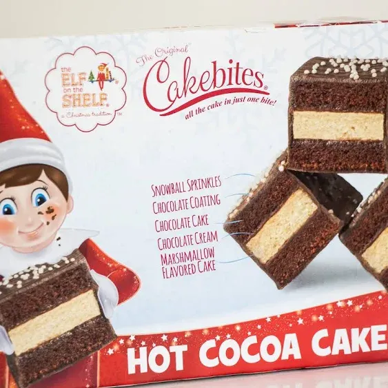 Elf on The Shelf Holiday Christmas Cakebites - Delicious Hot Cocoa and Christmas ...