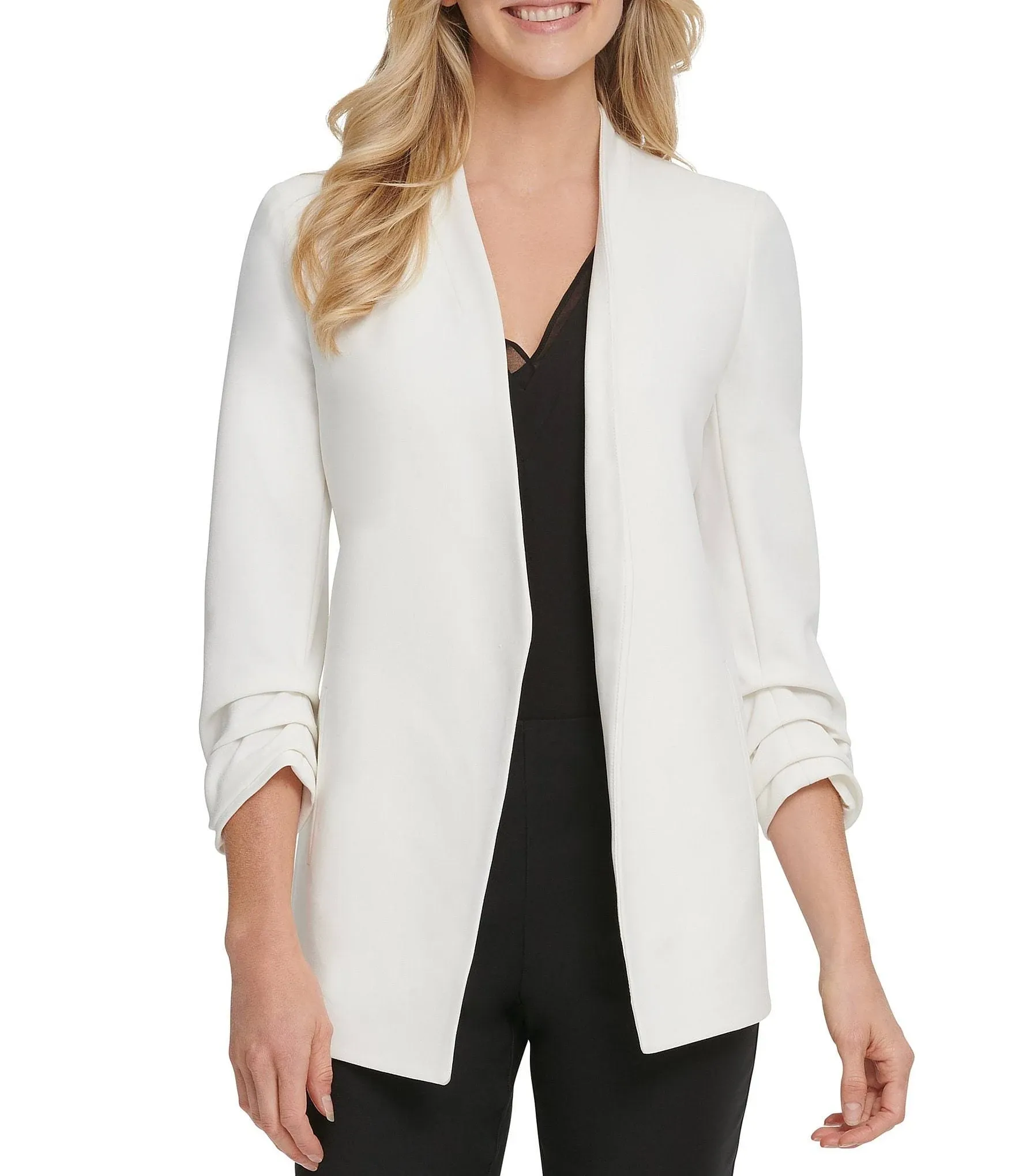 DKNY Women's Open Front Blazer