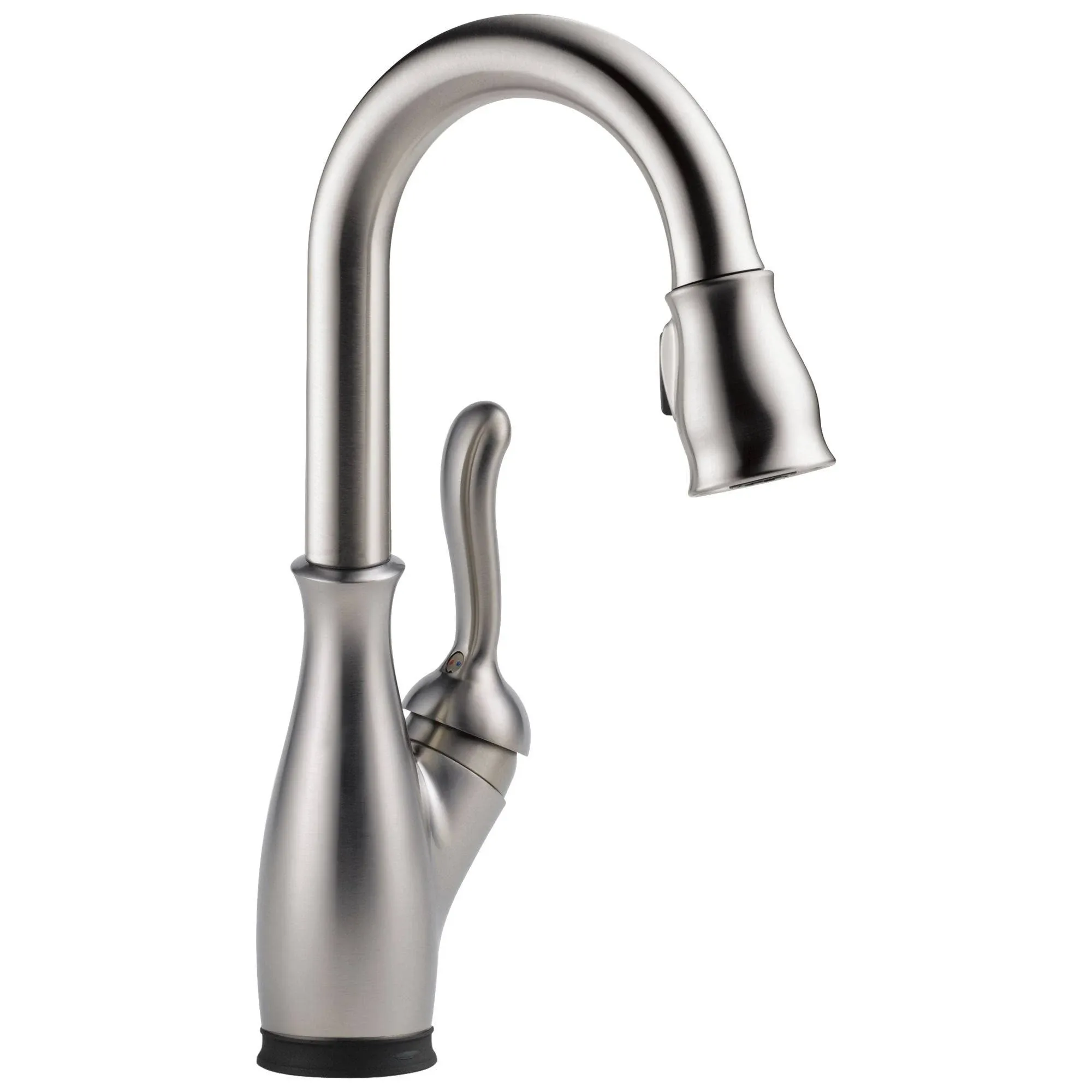 Delta 9678T-SP-DST SpotShield Stainless Leland Single Handle Pull-Down Bar / Prep Faucet with Touch2O Technology