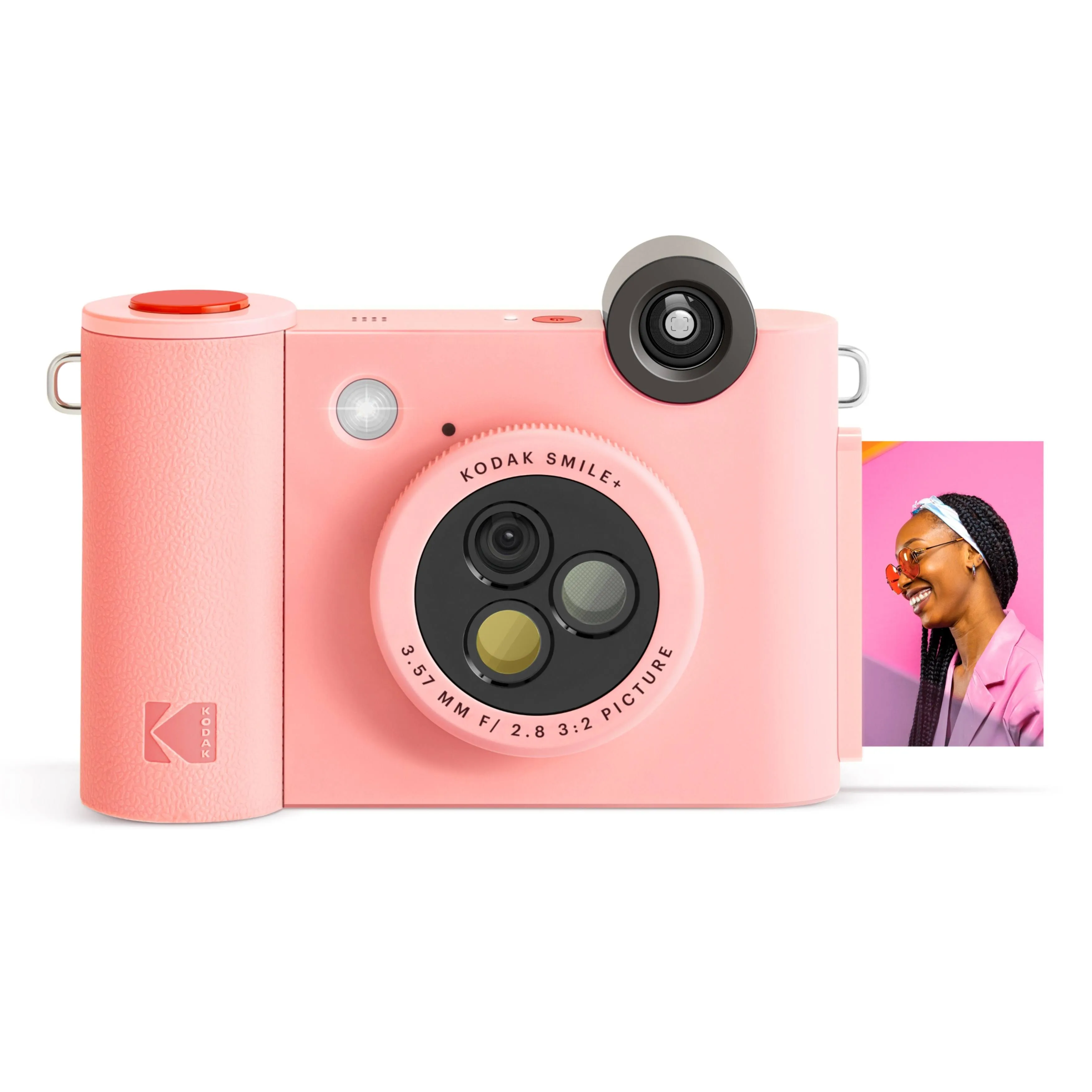 Kodak Smile+ Wireless 2x3 Digital Instant Print Camera W/Effect Lenses - Fuchsia