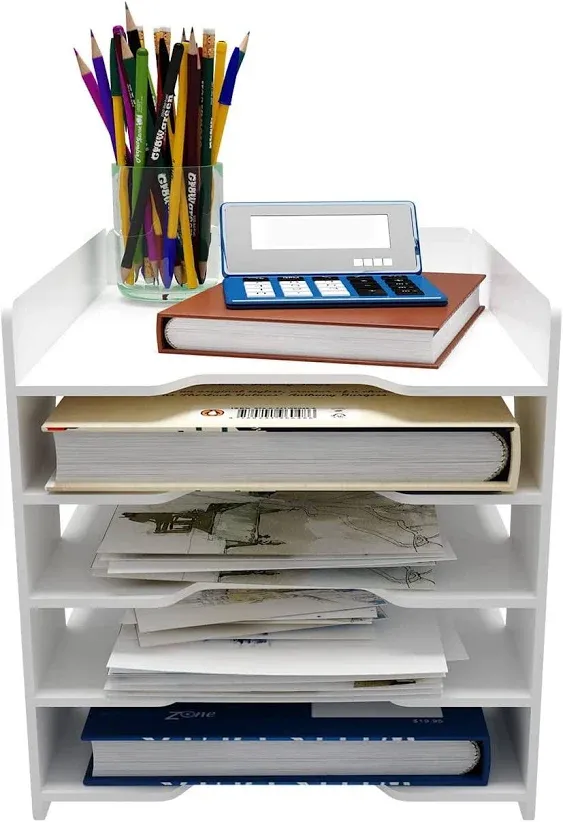 Natwind Office File Paper Organizer for Desk Desktop Organizer File Holder Offic