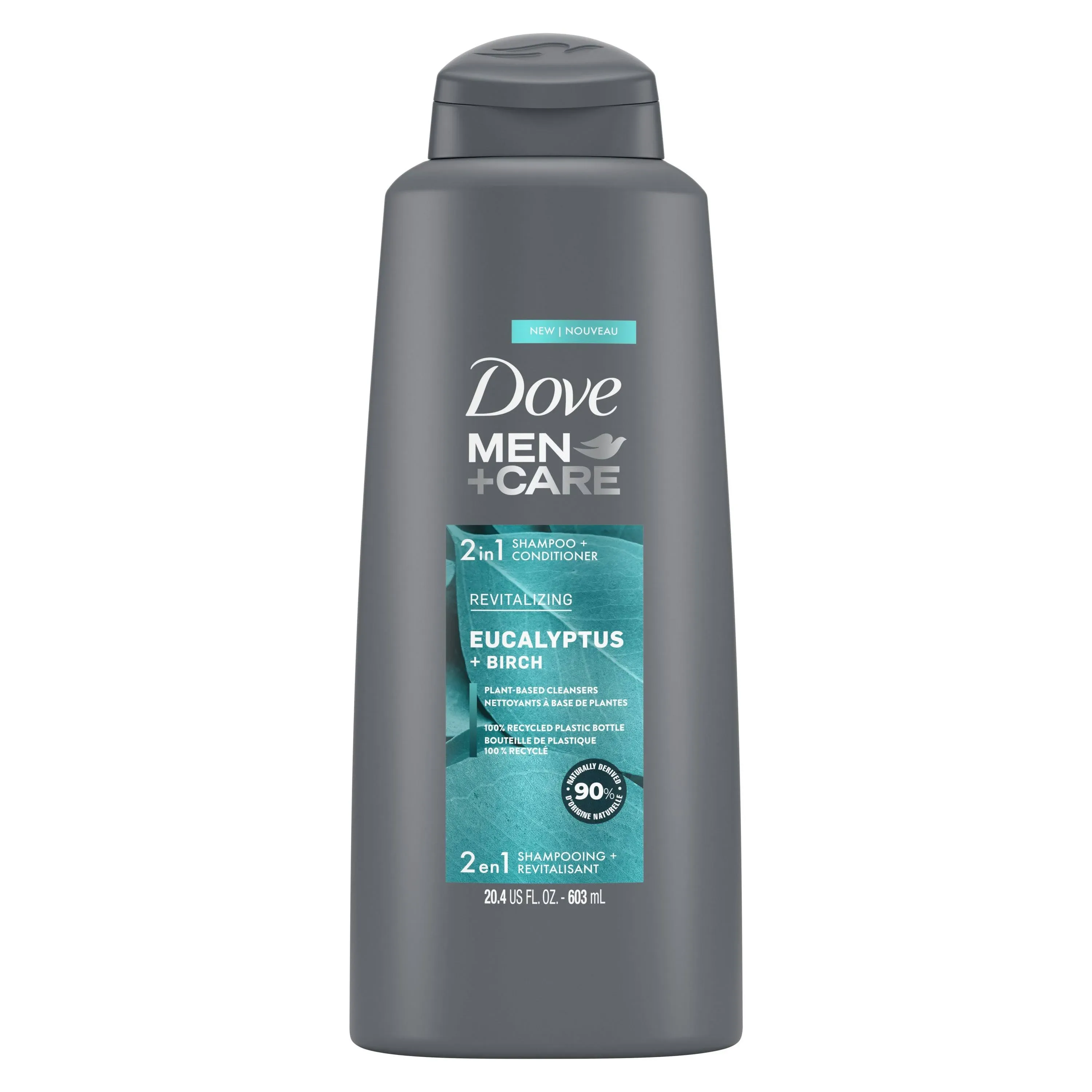 Dove Men+Care 2 in 1 Shampoo & Conditioner Eucalyptus & Birch - 12 fl oz