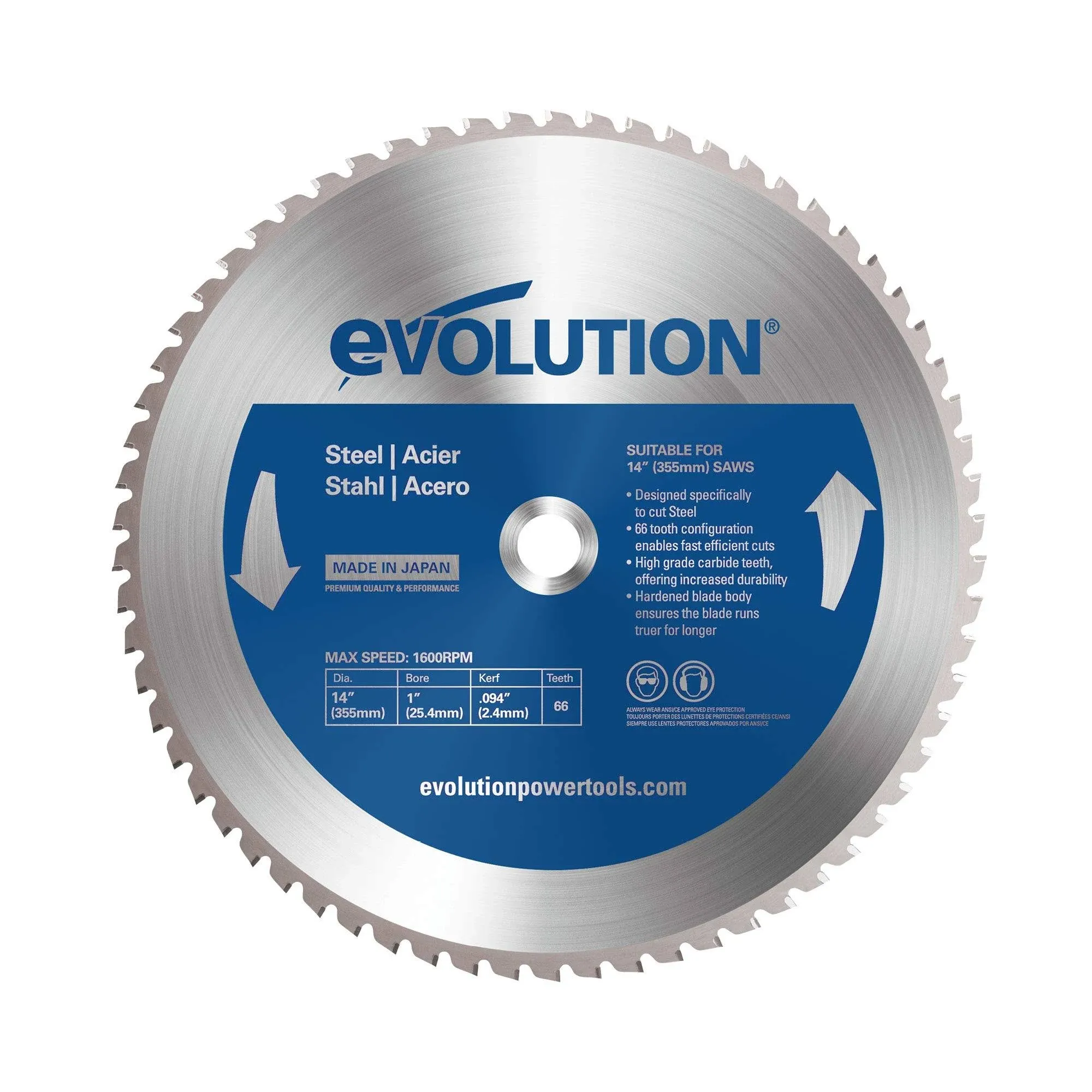 Evolution Power Tools Cutting Saw Blade 14BLADEST